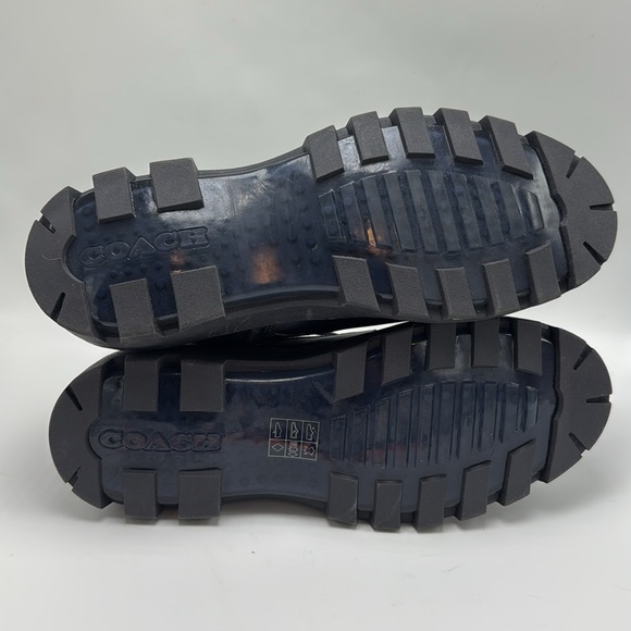 Coach City Sole Boot black leather rustic men’s boots size 11.5 D - Picture 4 of 5